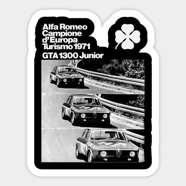 alfa shirt Sticker by retroracing